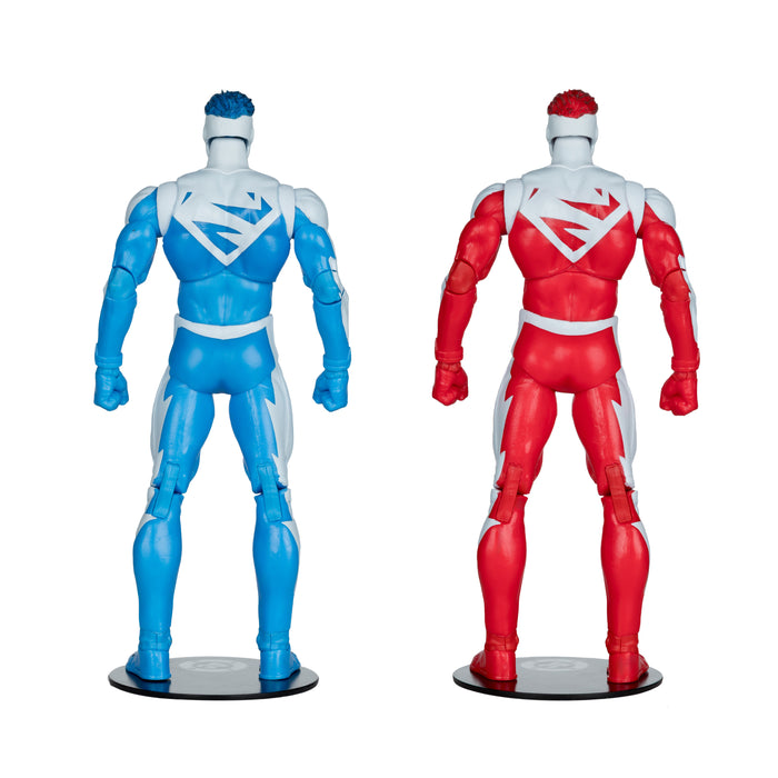Mcfarlane Collector Edition: Dc Multiverse - Superman Red Vs Superman Blue Gold Label 7 Pulgadas 2 Pack