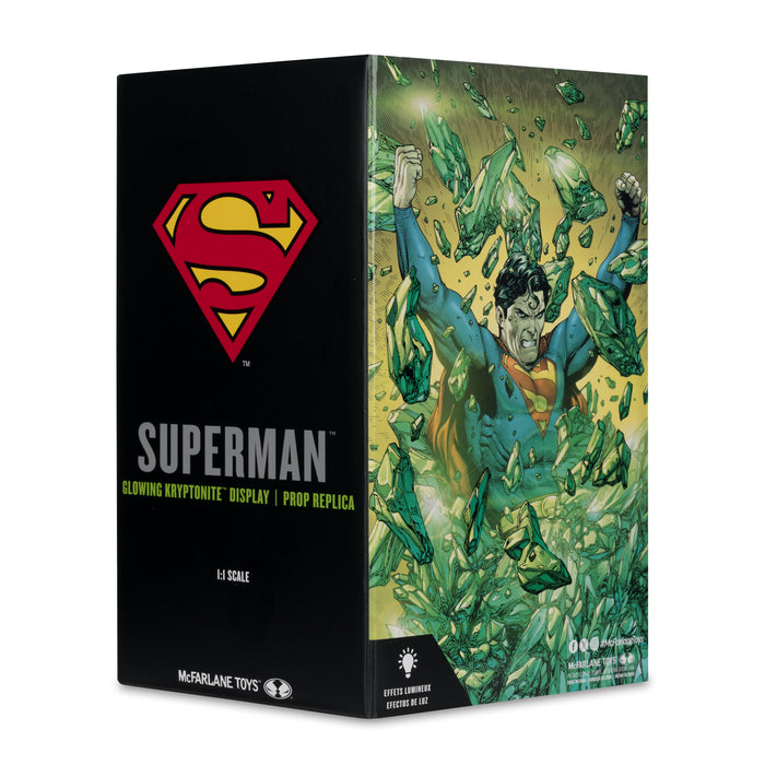 Mcfarlane Dc Direct Prop Replica: Display De Kryptonita Escala 1/1