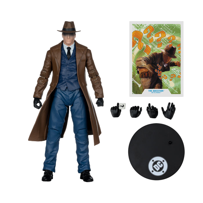 Mcfarlane Dc Multiverse: Dc Comics - La Pregunta Gold Label 7 Pulgadas