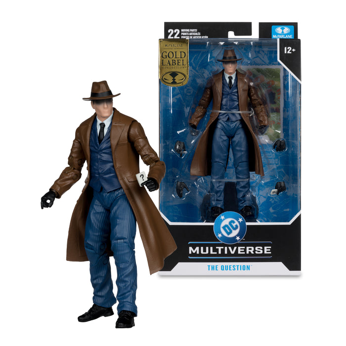 Mcfarlane Dc Multiverse: Dc Comics - La Pregunta Gold Label 7 Pulgadas