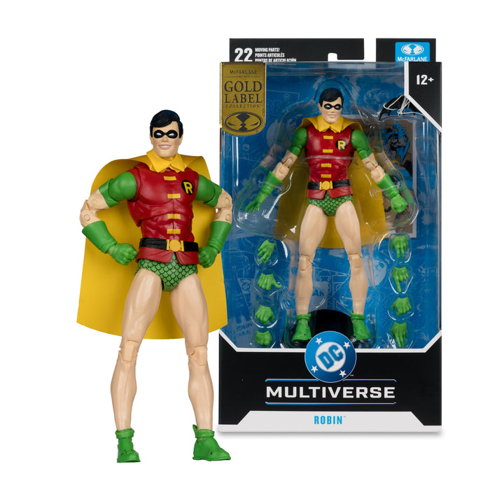 Mcfarlane Dc Multiverse: Silver Age - Robin Gold Label 7 Pulgadas