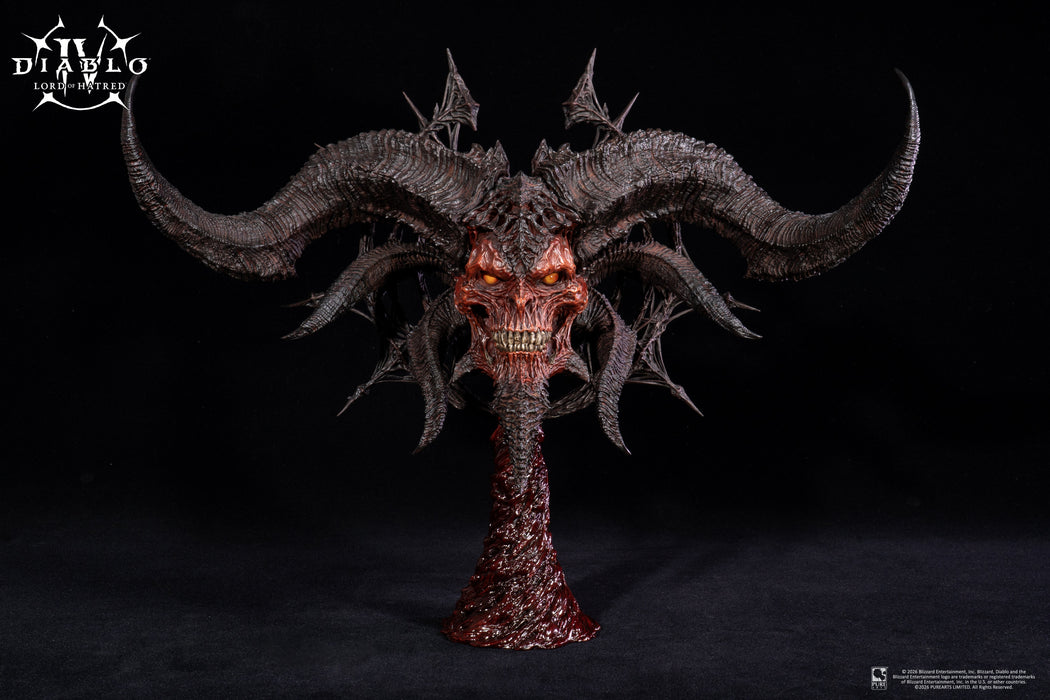PureArts: Diablo IV Lord of Hatred - Mascara de Mephisto Replica Escala 1/2