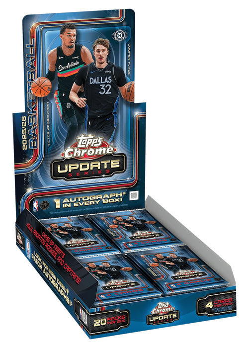 Topps: NBA 2025 Chrome Updates - Hobby Box FGC006720
