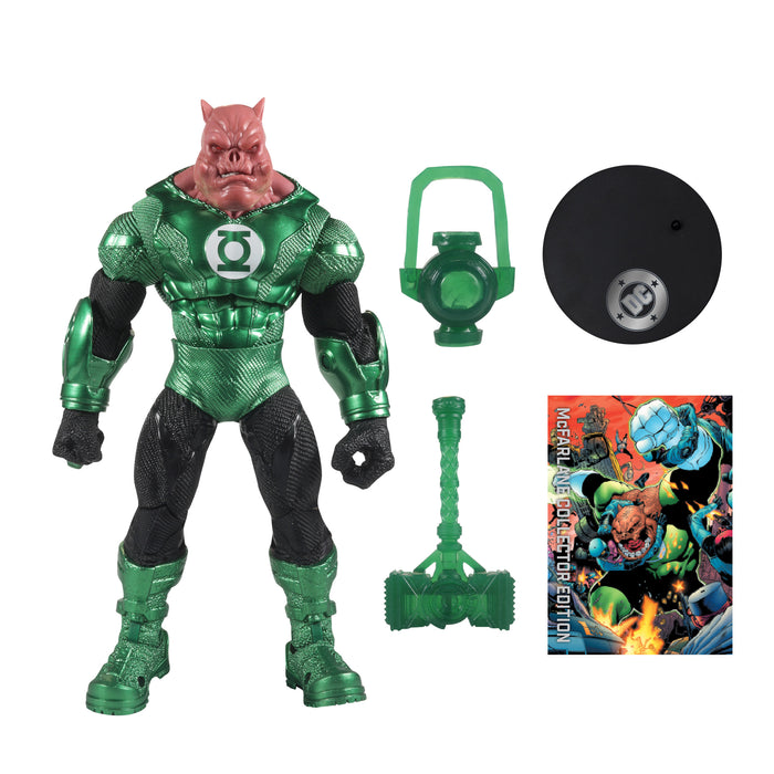 Mcfarlane Collector Edition: Dc Comics - Kilowog Green Lantern Sdcc Gold Label 7 Pulgadas