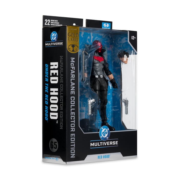 Mcfarlane Collector Edition: Dc Comics - Red Hood Under The Red Hood Gold Label 7 Pulgadas