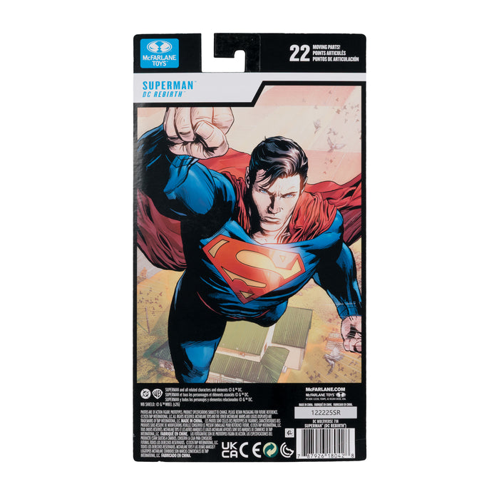 Mcfarlane Dc Multiverse: Blister Card - Superman Rebirth 7 Pulgadas