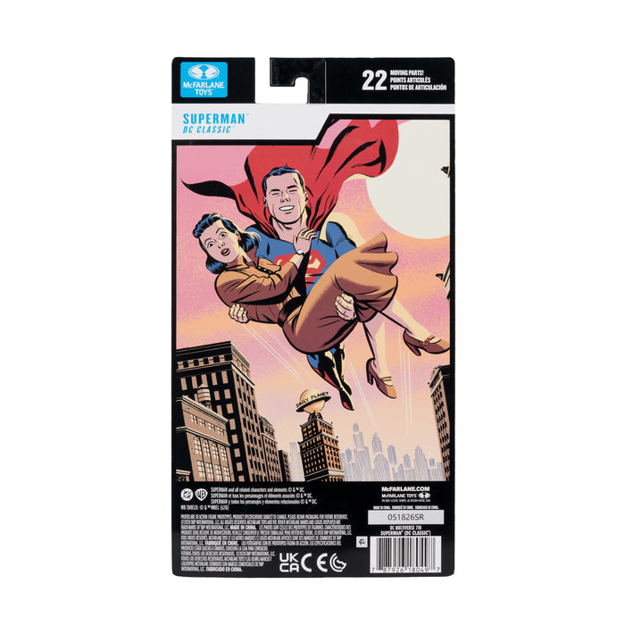 Mcfarlane Dc Multiverse: Blister Card - Superman Classic 7 Pulgadas
