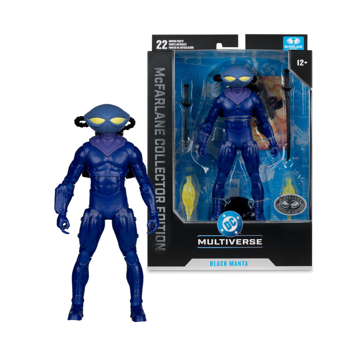 Mcfarlane Collector Edition: Black Manta Num 68 - Black Manta 7 Pulgadas