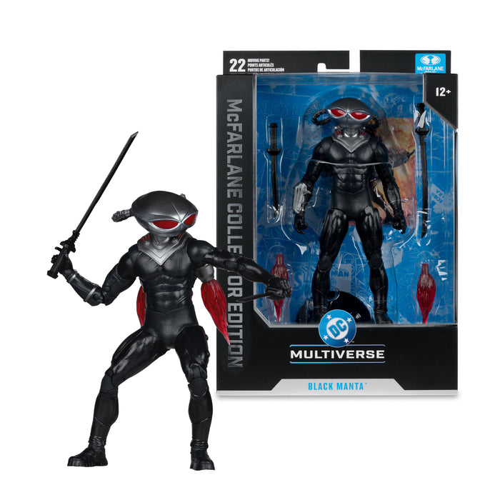 Mcfarlane Collector Edition: Black Manta Num 68 - Black Manta 7 Pulgadas