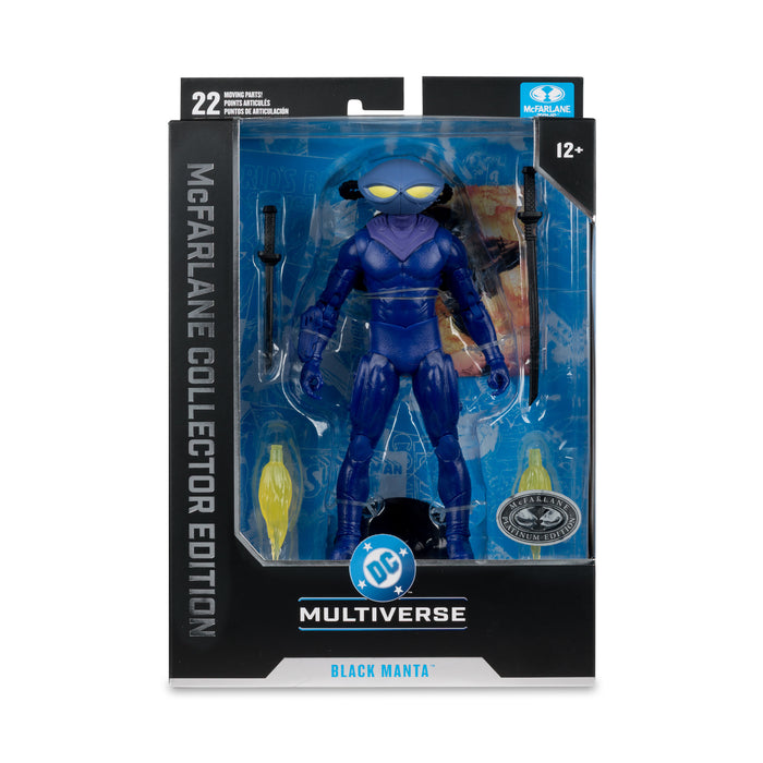Mcfarlane Collector Edition: Black Manta Num 68 - Black Manta 7 Pulgadas
