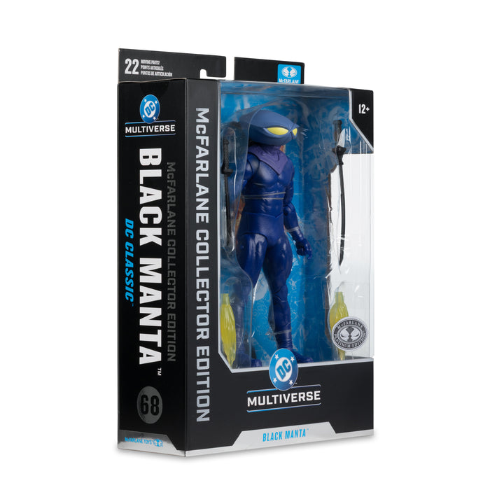 Mcfarlane Collector Edition: Black Manta Num 68 - Black Manta 7 Pulgadas