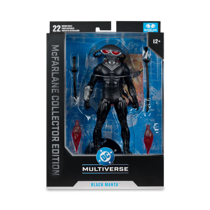 Mcfarlane Collector Edition: Black Manta Num 68 - Black Manta 7 Pulgadas