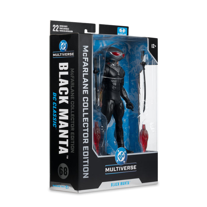 Mcfarlane Collector Edition: Black Manta Num 68 - Black Manta 7 Pulgadas