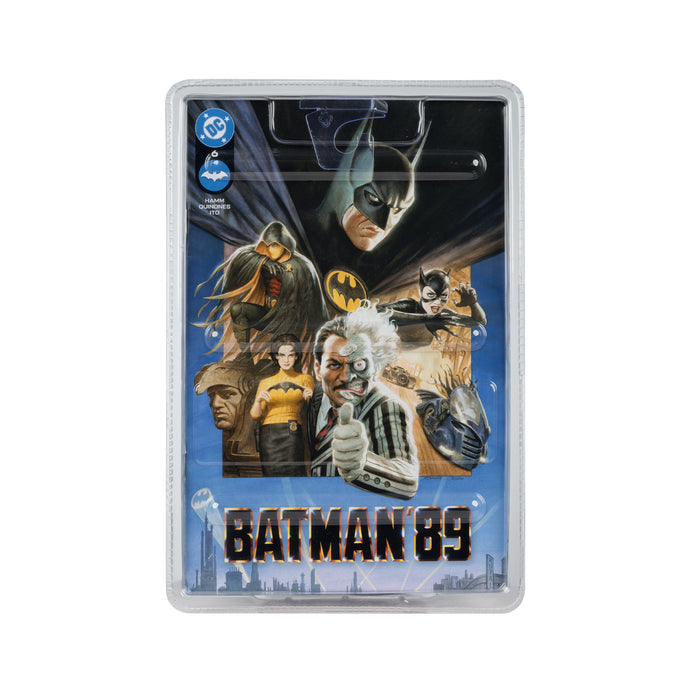 Mcfarlane Figure With Comic: Batman 89 - Dos Caras Chase 7 Pulgadas