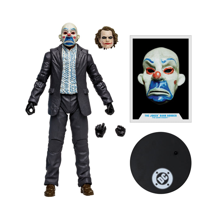Mcfarlane Vault Collection: Dc Multiverse - The Joker Ladron De Bancos The Dark Knight Figura De Accion De 7 Pulgadas