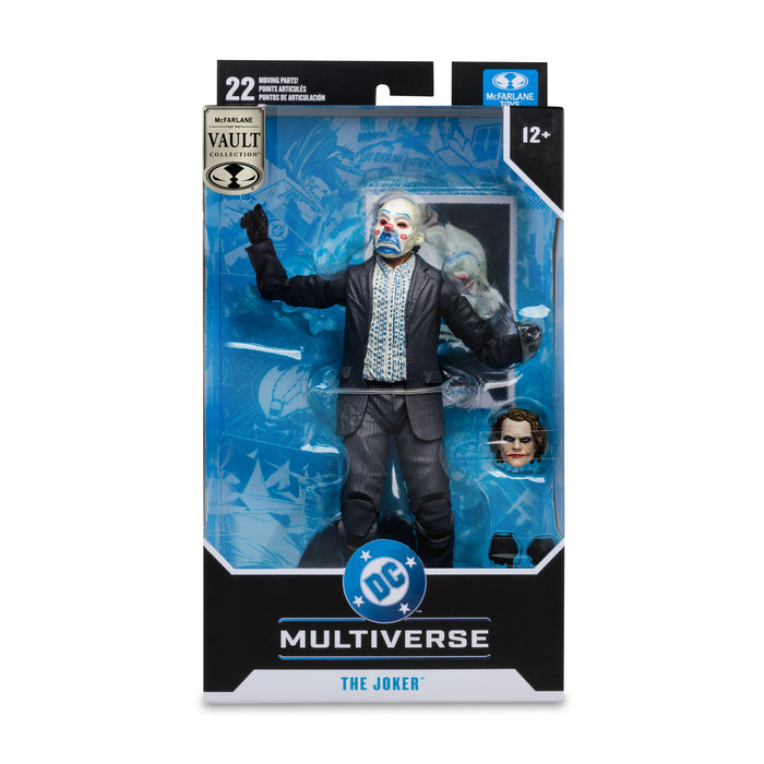 Mcfarlane Vault Collection: Dc Multiverse - The Joker Ladron De Bancos The Dark Knight Figura De Accion De 7 Pulgadas