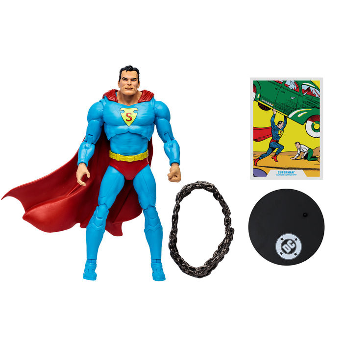 Mcfarlane Vault Collection: Dc Multiverse - Superman Action Comics Figura De Accion De 7 Pulgadas