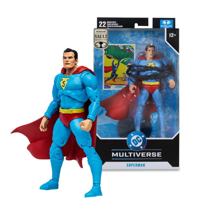 Mcfarlane Vault Collection: Dc Multiverse - Superman Action Comics Figura De Accion De 7 Pulgadas