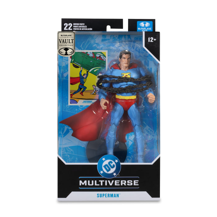 Mcfarlane Vault Collection: Dc Multiverse - Superman Action Comics Figura De Accion De 7 Pulgadas
