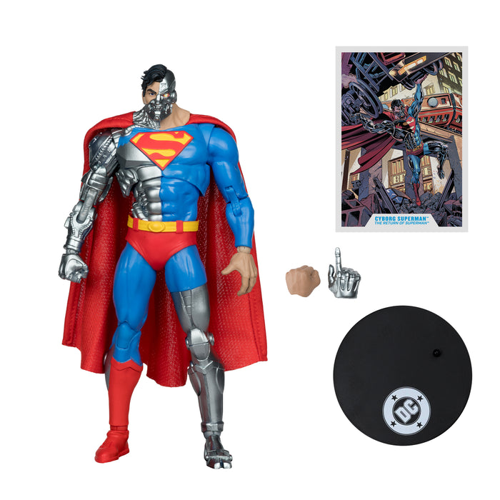 Mcfarlane Dc Multiverse: Revenge Of The Green Lanterns - Cyborg Superman 7 Pulgadas
