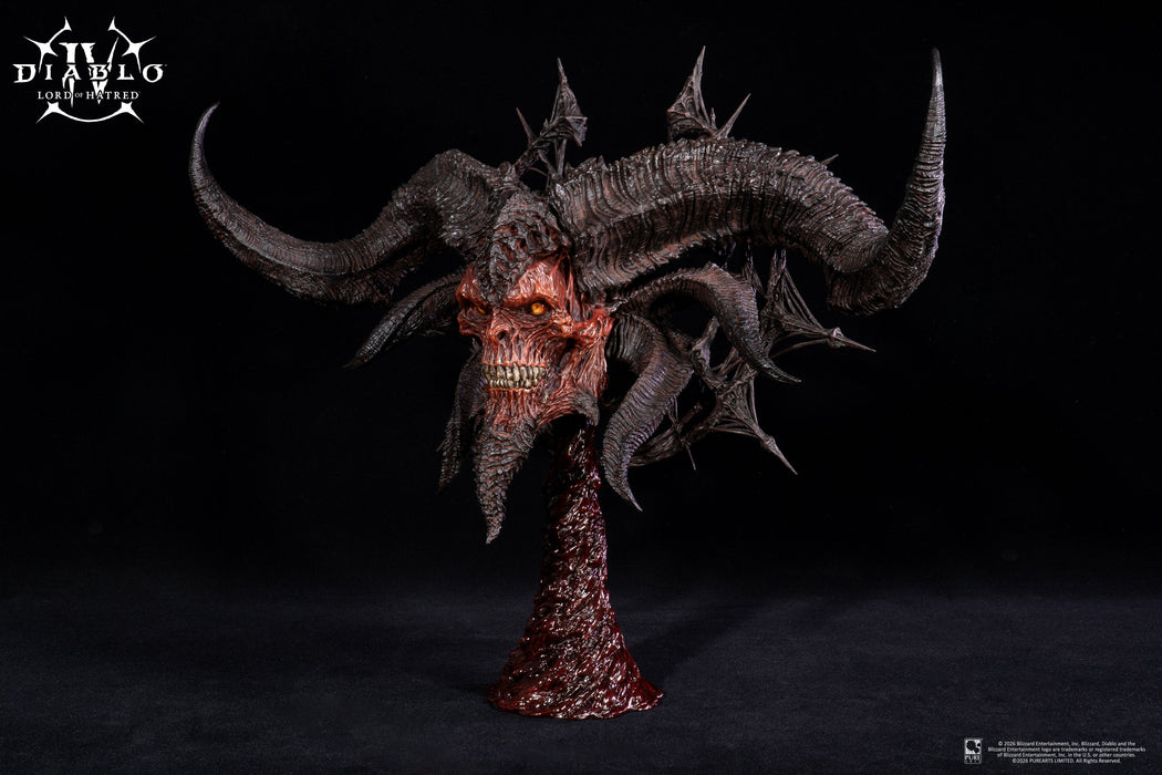 PureArts: Diablo IV Lord of Hatred - Mascara de Mephisto Replica Escala 1/2