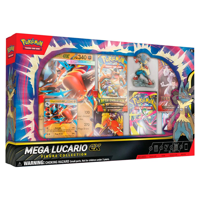 Pokemon TCG: Mega Lucario ex Figure Collection en Español
