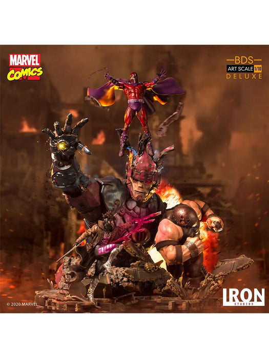 IRON Studios: Marvel Comics - Sentinel vs X Men 2 Deluxe BDS Escala de Arte 1/10