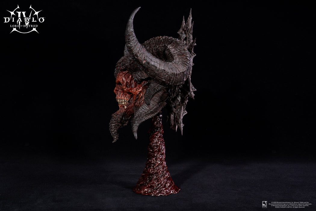 PureArts: Diablo IV Lord of Hatred - Mascara de Mephisto Replica Escala 1/2