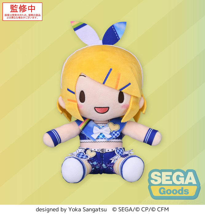 Sega Plushies Fuwapetit: Hatsune Miku Colorful Stage - Kagamine Rin Time To Re Start Peluche