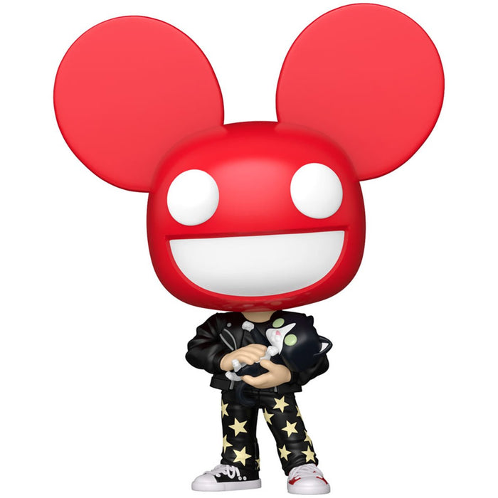 Funko Pop Rocks: Deadmau5 - Deadmau5 rojo con gato