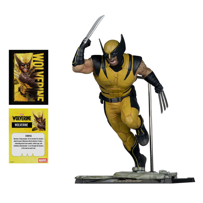 Mcfarlane Marvel Games Collection: Wolverine Game - Wolverine Gold Label Escala 1/10