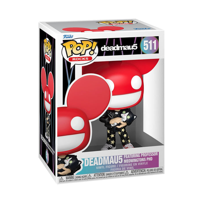 Funko Pop Rocks: Deadmau5 - Deadmau5 rojo con gato