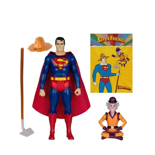 Mcfarlane Dc Retro: Super Friends - Superman Granjero Y Mr. Mxyzptlk 6 Pulgadas