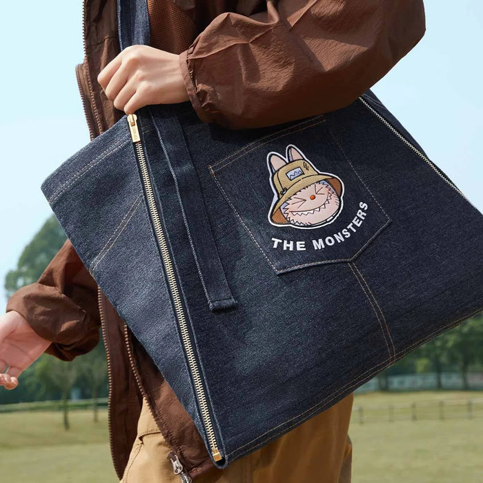 POP MART: Labubu The Monsters - Fall In Wild Series - Denim Apron Bag