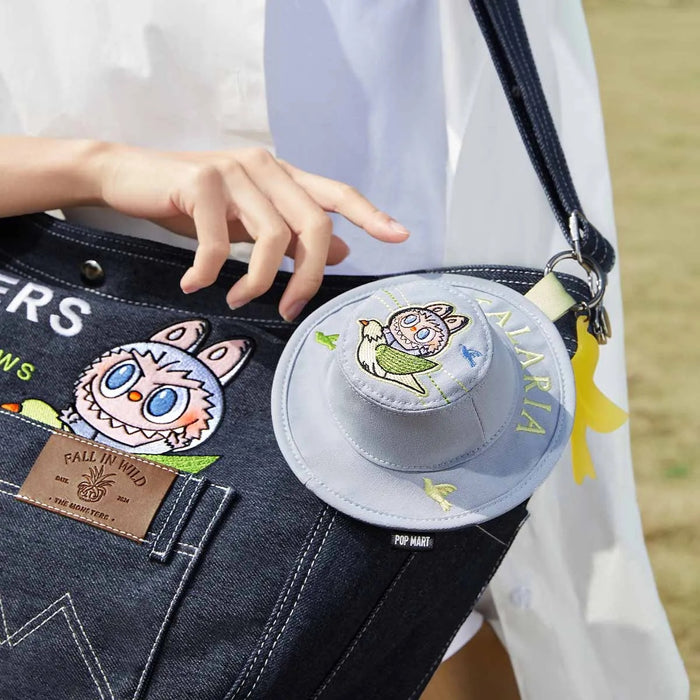 POP MART: Labubu The Monsters - Fall In Wild Series - Denim Messenger Bag