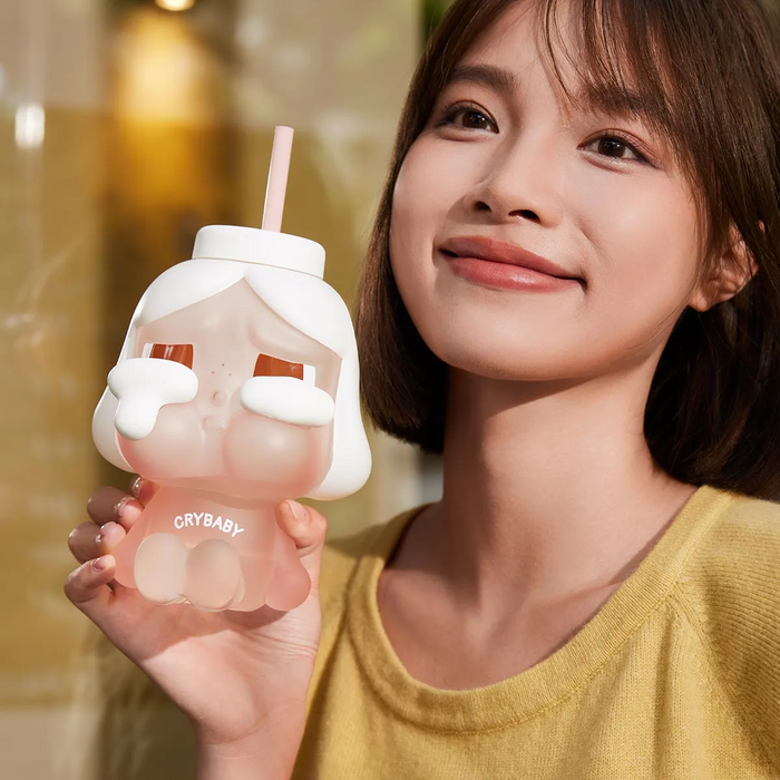 POP MART: Crybaby - Crying Again Series - Plush Straw Cup I'Ll Give You All My Love