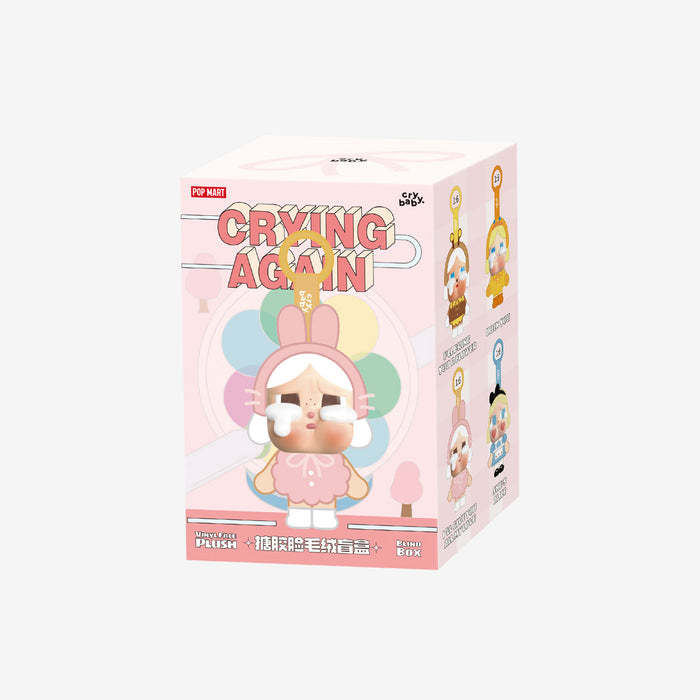 POP MART: CRYBABY - Crying Again Series - Vinyl Face Plush Blind Box
