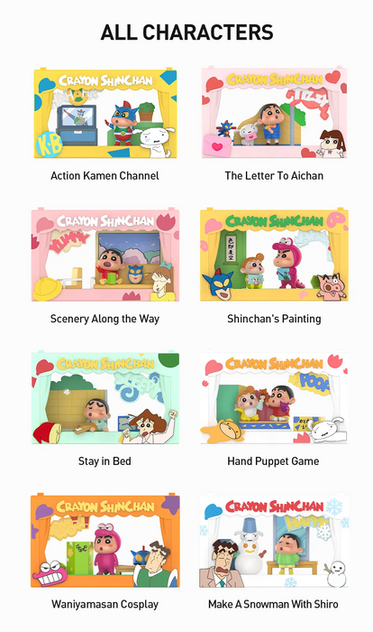 POP MART: Crayon Shinchan - Life Theatre Series Scene Sets
