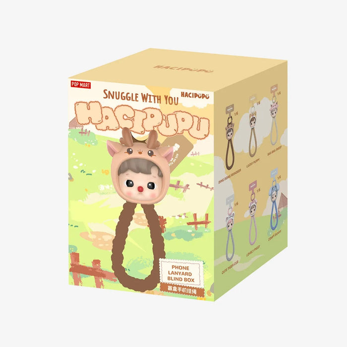 POP MART: HACIPUPU - Snuggle With You Series - Phone Lanyard Blind Box