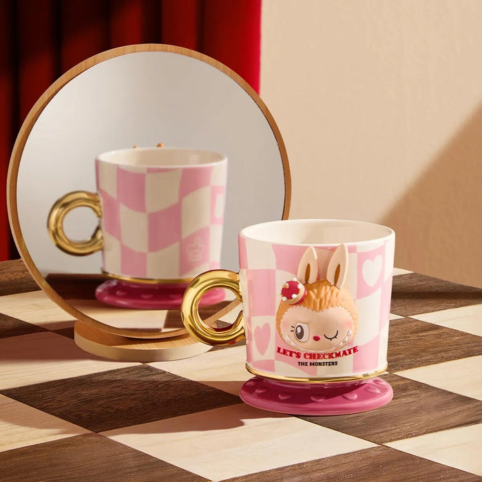 POP MART: Labubu The Monsters - Let's Checkmate Series - Mug (Pink)