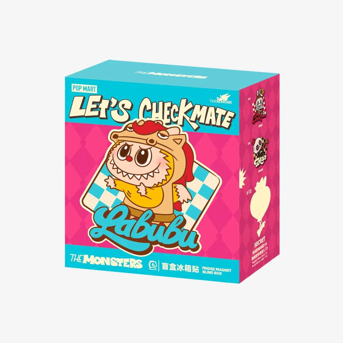 POP MART: Labubu The Monsters - Let's Checkmate Series - Fridge Magnet Blind Box