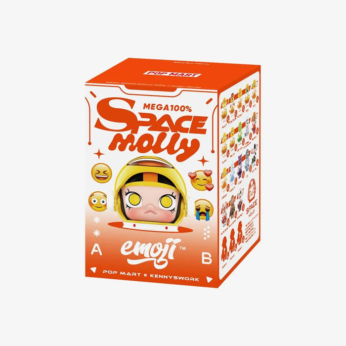 POP MART: MEGA SPACE MOLLY 100% x emoji？ - Series