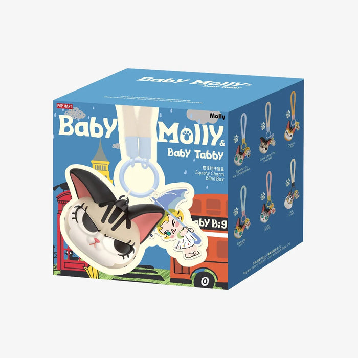POP MART: Baby Molly & Baby Tabby Series - Squishy Charm Blind Box