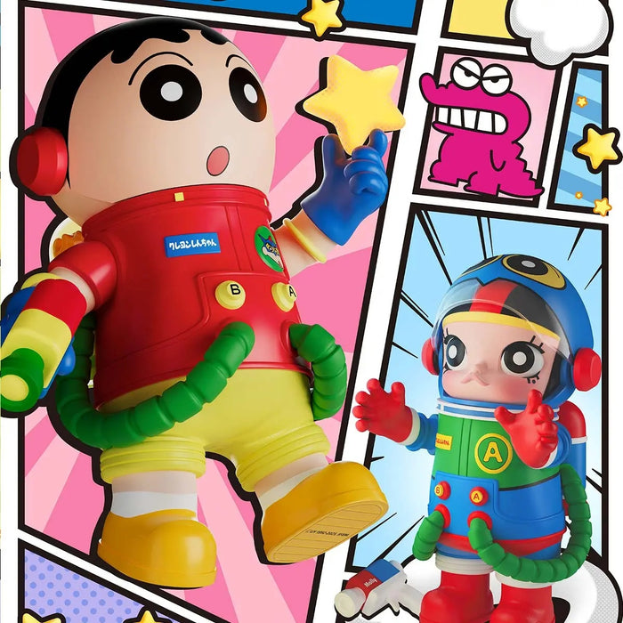 POP MART: MEGA SPACE MOLLY 400%+100% - Crayon Shinchan