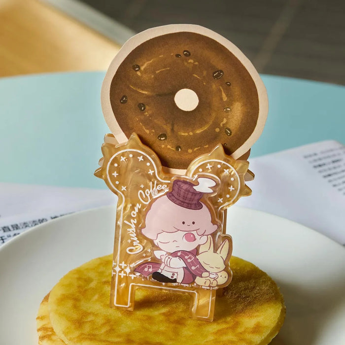 POP MART: DIMOO - Crush On Coffee Series - Acrylic Fridge Magnet Clip Blind Box