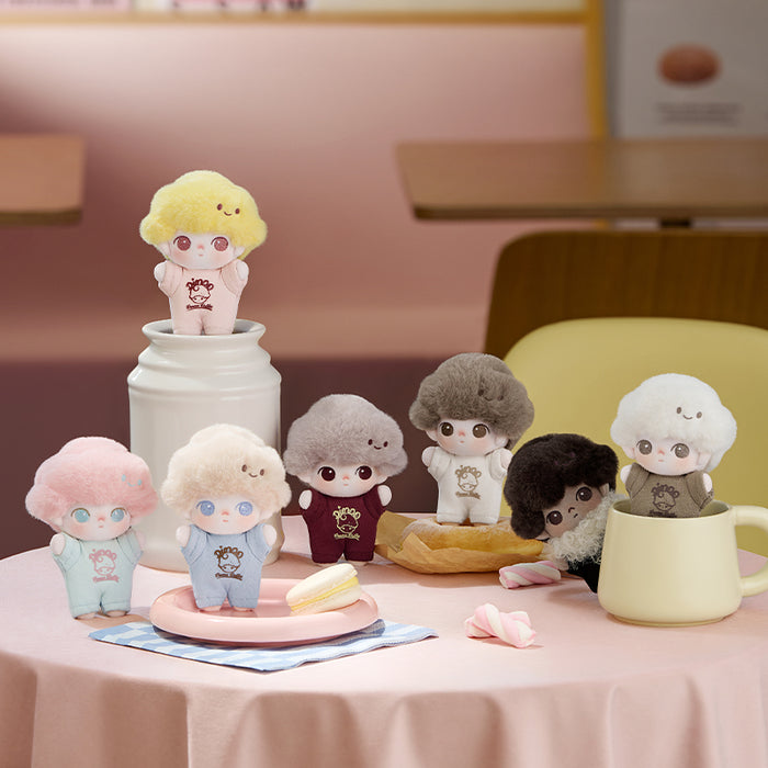 POP MART: DIMOO - Series Crush on Coffee Soft - faced Plush Keychain