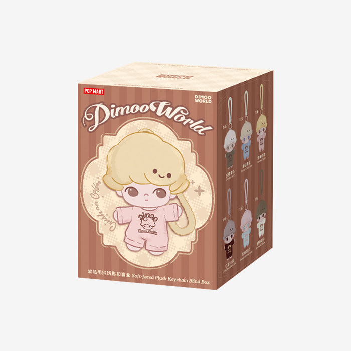 POP MART: DIMOO - Series Crush on Coffee Soft-faced Plush Keychain