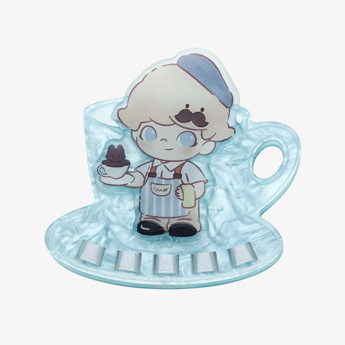 POP MART: DIMOO - Crush On Coffee Series - Acrylic Fridge Magnet Clip Blind Box