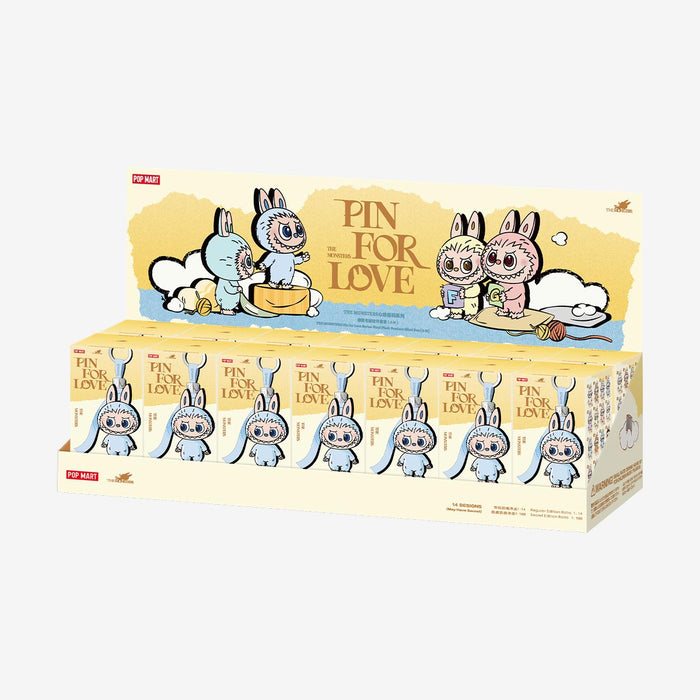 POP MART: Labubu The Monsters Series Pin For Love Vinyl Plush A-M