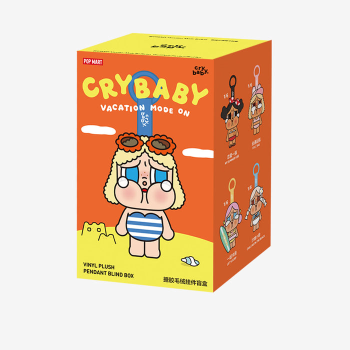 POP MART: CRYBABY - Vacation Mode On Series Vinyl Plush Pendant Blind Box